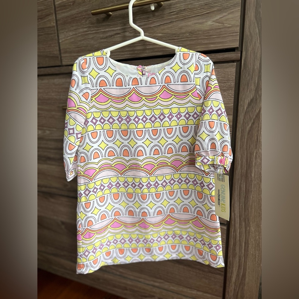 Colorful Geometric Pattern Dress